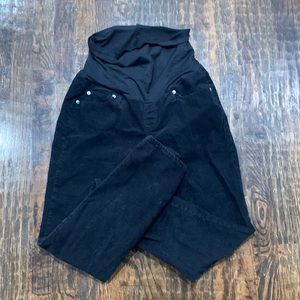 Black maternity cords, excellent condition